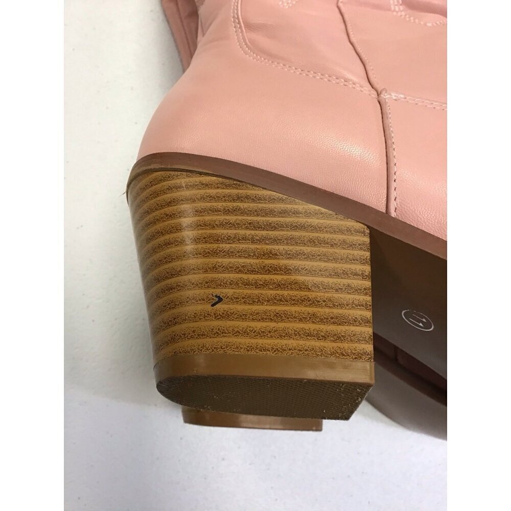 Woman’s Light Pink Tall Cowboy Boots Size 11 🩷 - Picture 4 of 7
